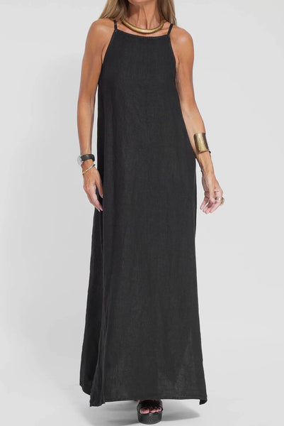 Black maxi dress