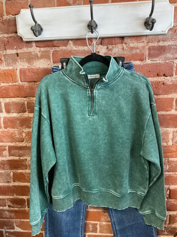 Zenana dark green fleece