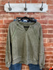 Olive Sweatshirt w/neck detail