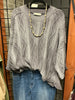 Grey distressed Aaron & Amber sweater