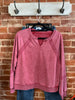 Red mineral wash Sweatshirt