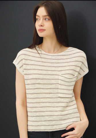 Be cool grey/cream sweater
