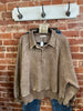Zenana mineral wash fleece sweatshirt