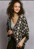 POL black & cream cardi