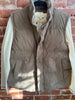 Dark khaki corduroy vest