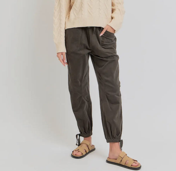 Grey corduroy jogger
