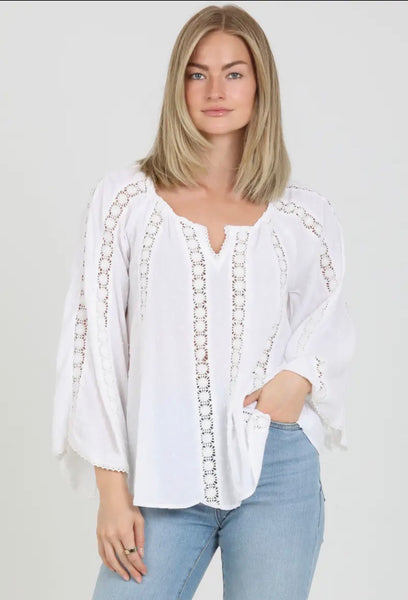 Angie white blouse