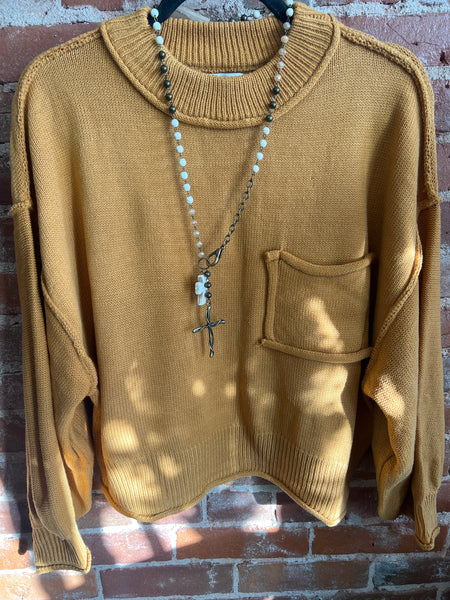 MELLO pocketed sweater