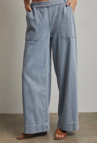 Wishlist denim wide leg pants