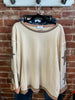 Bluivy cream sweatshirt w/star arms