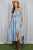 Vine & Love light denim dress