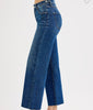 Risen straight ankle Jean