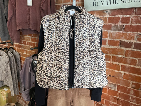 Leopard Vest