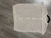 Taupe mineral wash sweater w/back detail