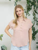 Blush Blu pepper blouse