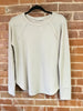 Cream Zenana Waffle Knit Long Sleeve