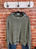 Zenana olive sweater