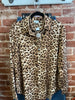 La Miel Leopard button down