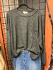Dark Grey Zenana Light Weight Sweater