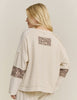 J Her mineral washed leopard top