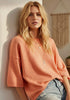 Peach lightweight sweater