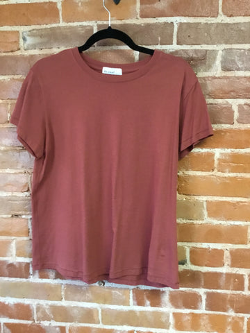 Burnt Orange Becool Basic Tee