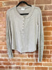 Taupe Bluivy Longsleeve with buttons and crochet sleeves