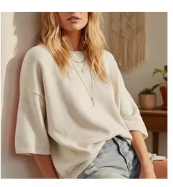 Off white lightweight sweater