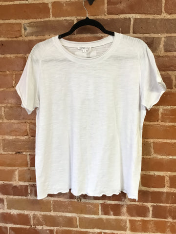 White Aemi + Co Basic Tee