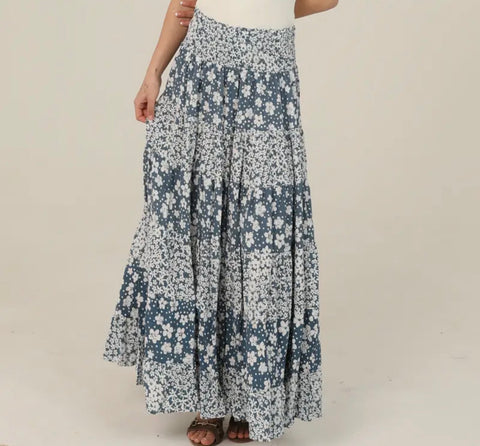 Angie tiered skirt