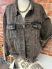 Mineral wash brown Jean jacket