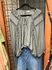 Grey Nostalgia Tie Blouse