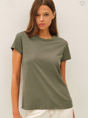 Be Cool Sage Basic Tshirt