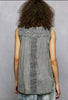 POL crochet woven top