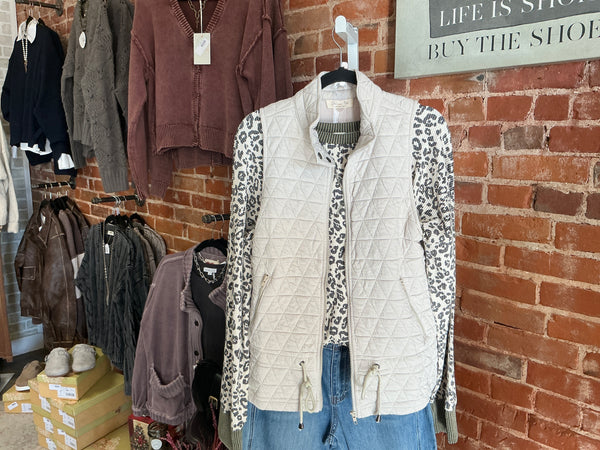 Doe & Rae Vest Stone