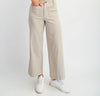 Taupe wide leg pant