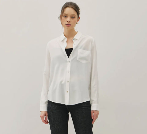 Be Cool White Blouse
