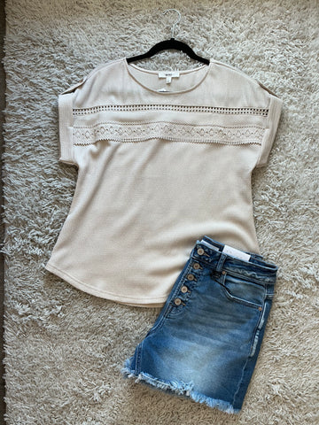 Mine Cream Top