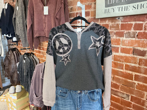 Star Peace Top w/Hood